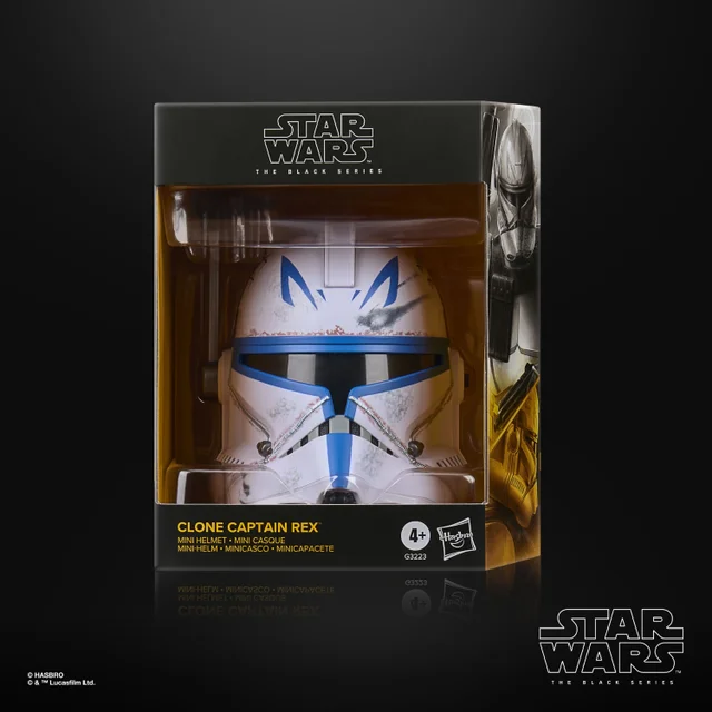 Star Wars The Black Series Clone Captain Rex, Star Wars: The Clone Wars Premium 15-cm-scale Mini Display Helmet