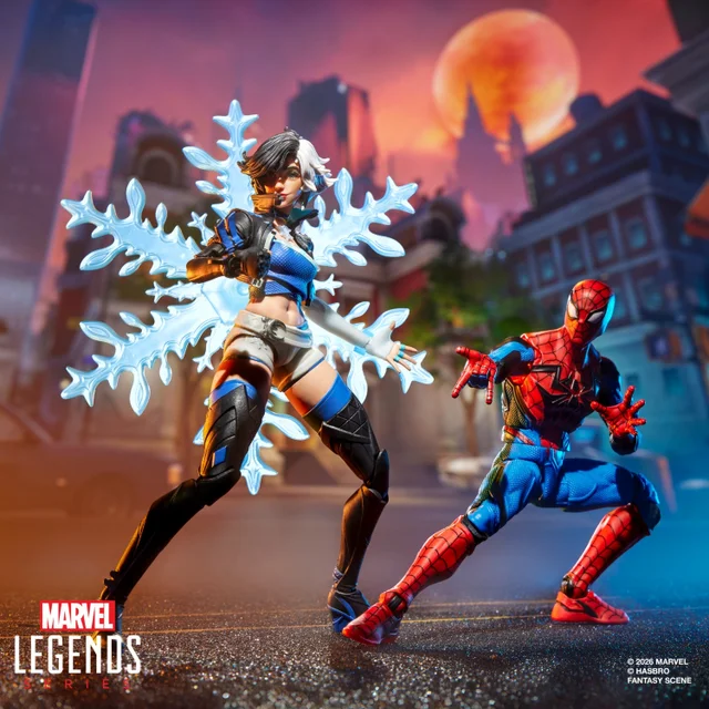 Marvel Legends Series Marvel Rivals Spider-Man & Luna Snow, Video Game -Inspired Collectible 15 cm Action Figures