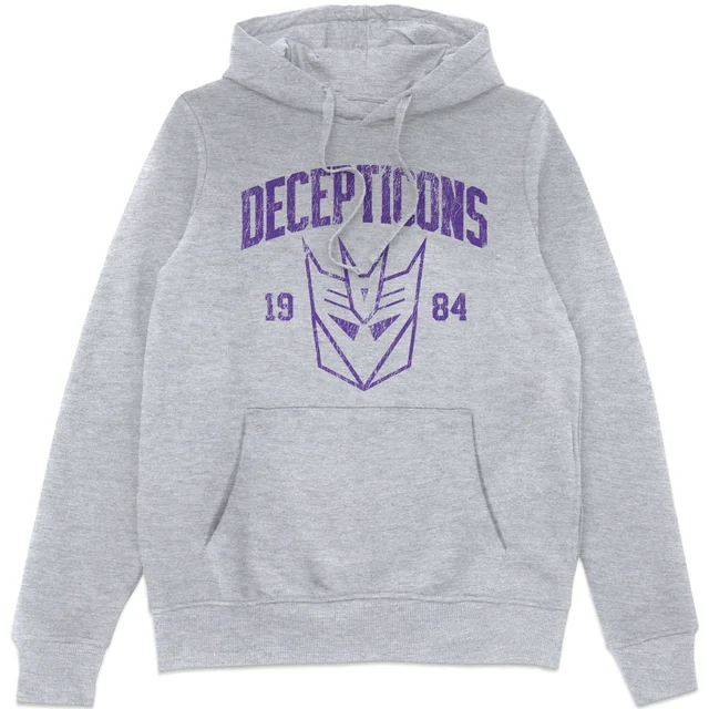 Transformers Decepticon Collegiate Hoodie - Grey
