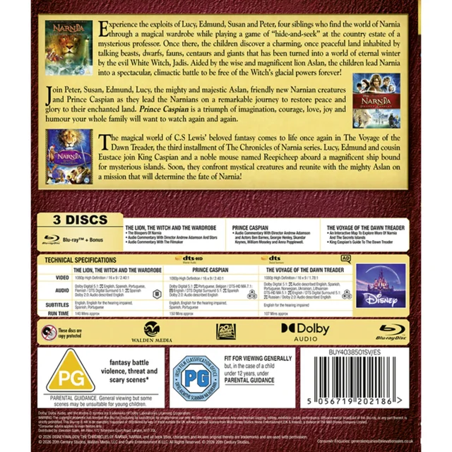 The Chronicles of Narnia: The Trilogy Blu-ray