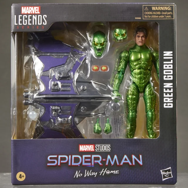 Marvel Legends Series Green Goblin, Spider-Man: No Way Home Deluxe 6” Action Figure Set