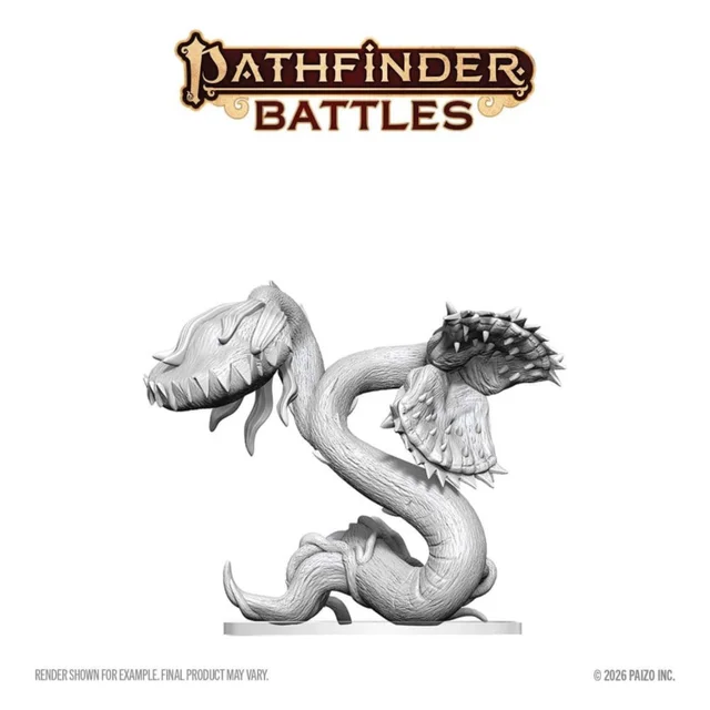 Pathfinder Battles Deep Cuts Unpainted Miniature Snapping Flytrap 15 cm