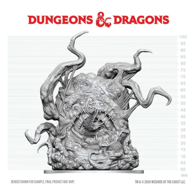 Dungeons & Dragons Nolzur's Marvelous Miniatures Unpainted Miniature Shoggoth 20 cm