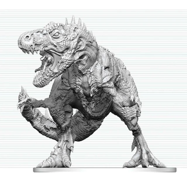 Dungeons & Dragons Nolzur's Marvelous Miniatures Unpainted Miniature Tyrannosaurus Zombie 20 cm