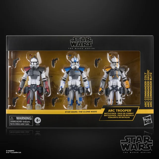 Star Wars The Black Series ARC Trooper Battle Pack | Havoc, Colt, Blitz | Star Wars: The Clone Wars 6 Inch Action Figures