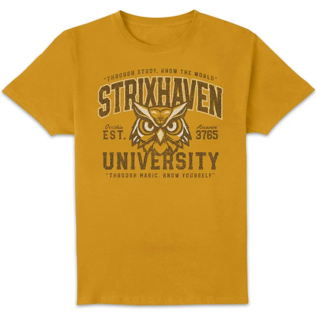 Magic the Gathering Strixhaven Mantra T-Shirt Mustard