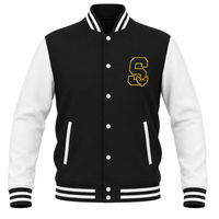 Magic the Gathering Strixhaven University Varsity Jacket Black /White