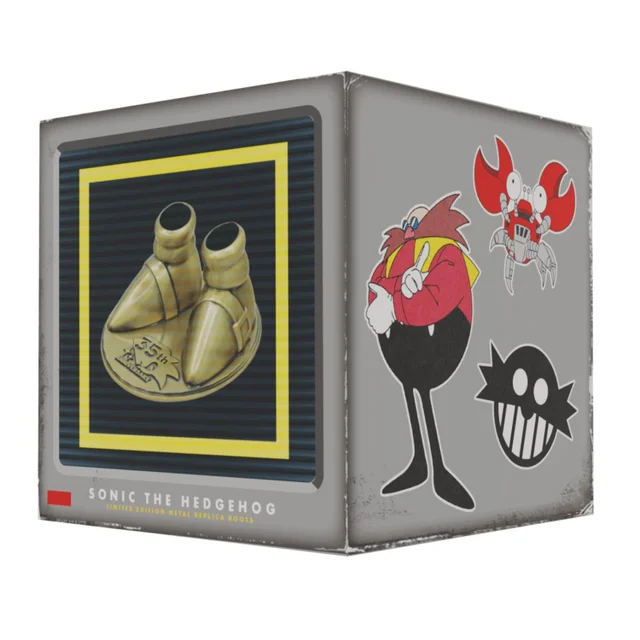 Sonic the Hedgehog – Limited Edition 35th Anniversary Metal Boot Replicas