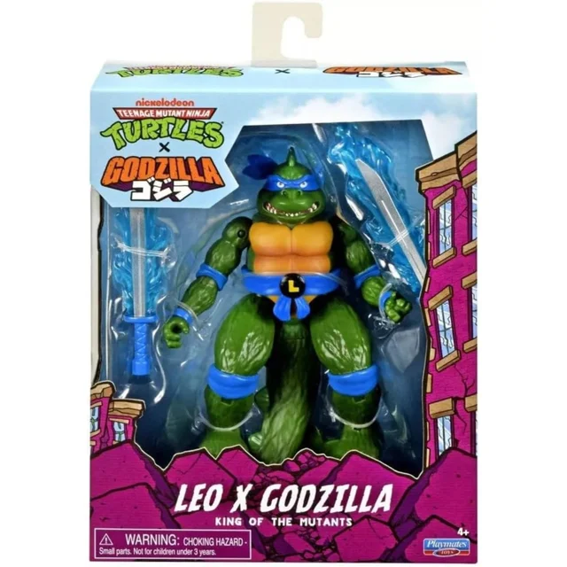 Teenage Mutant Ninja Turtles X Godzilla Action Figure (Leonardo X Godzilla) - Playmates