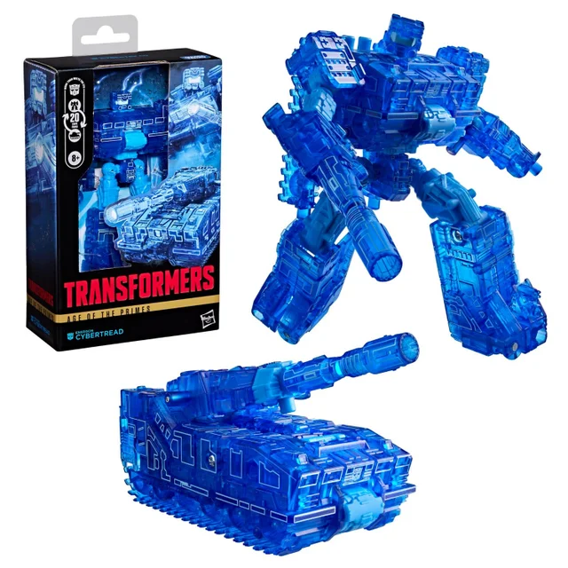 Transformers Age of the Primes Energon Cybertread, Deluxe Class 14 cm Converting Action Figure, Robot Toys, 8+