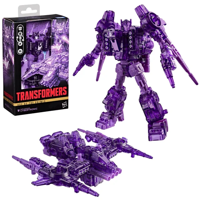 Transformers Age of the Primes Dark Energon Cybertronic, Deluxe Class 14 cm Converting Action Figure, Robot Toys, 8+