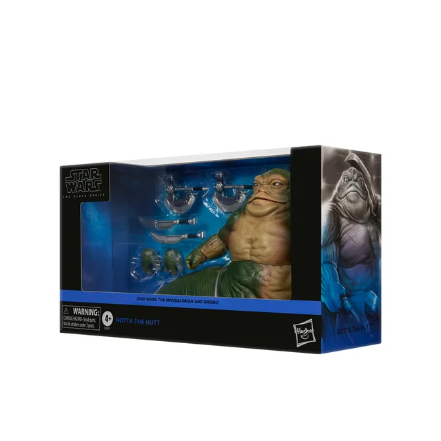 Star Wars The Black Series Rotta the Hutt, Star Wars: The Mandalorian and Grogu Premium Collectible 15 cm Action Figure