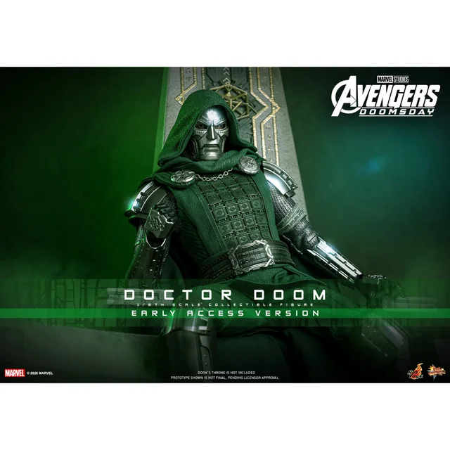 Hot Toys 1/6 Scale Avengers Doomsday Doctor Doom Collectible Statue (31cm)