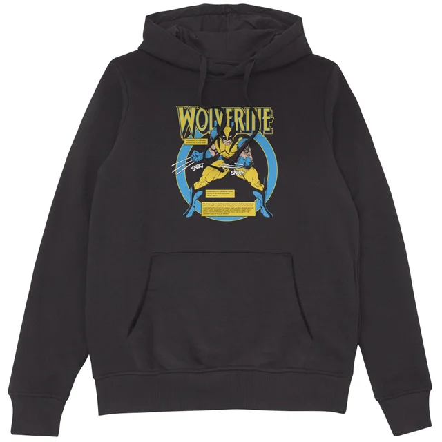 X-Men Wolverine Bio Hoodie Black