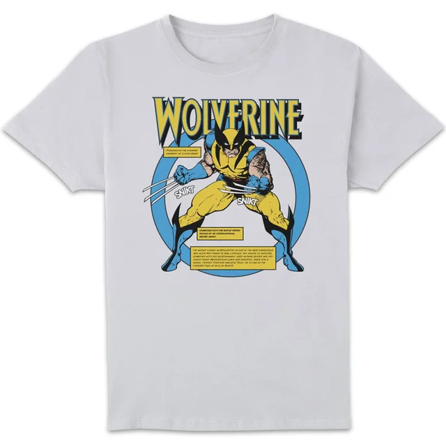 X-Men Wolverine Bio T-Shirt White
