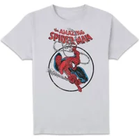 Marvel Comics x Zavvi Exclusive Spiderman Wallcrawler Premium T-shirt - White - undefined undefined