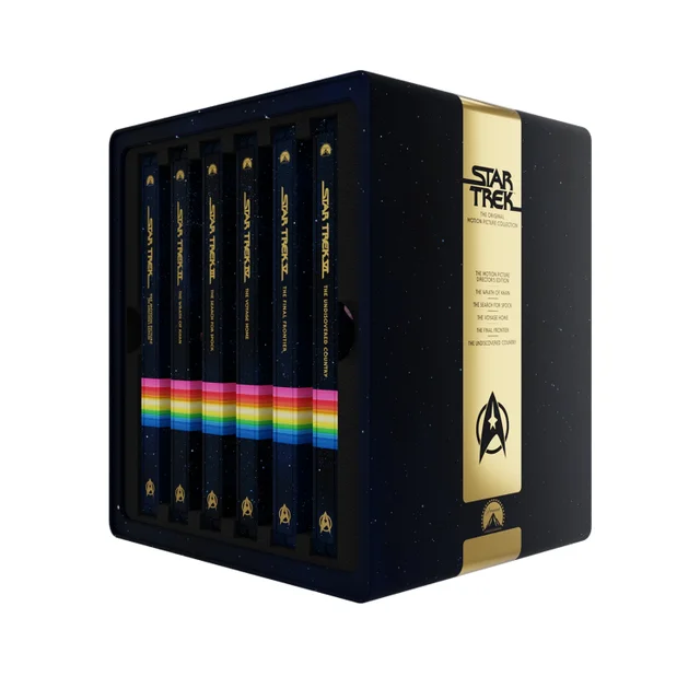 Star Trek: The Original Motion Picture Collection SteelBook Library Case 4K UHD & Blu-ray