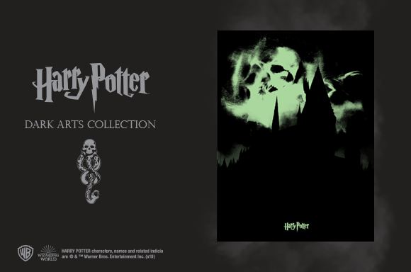 HARRY POTTER DARK ARTS<BR> GLOW IN THE DARK SCREENPRINT