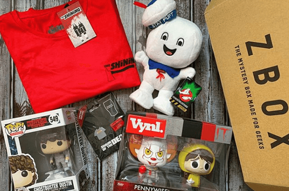 Zbox, the mystery box made for geeks. With Pops! and Vynl