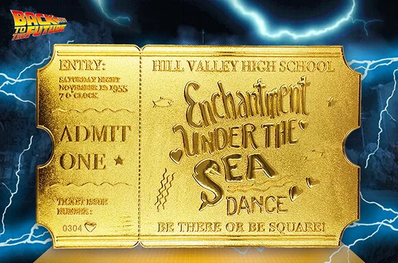 Zavvi Exclusive BTTF 24k Replica