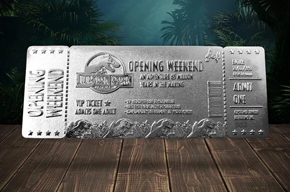 JURASSIC PARK SILVER TICKET