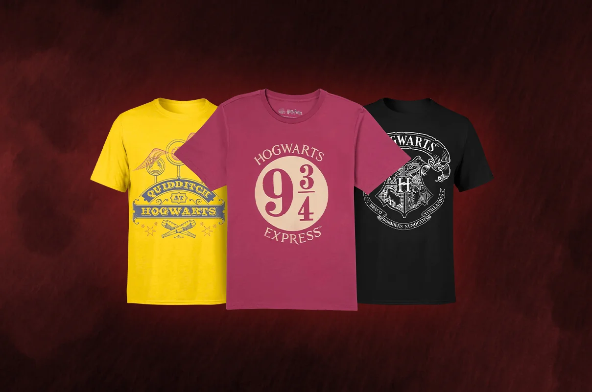 2 FOR £20 HARRY POTTER T-SHIRTS