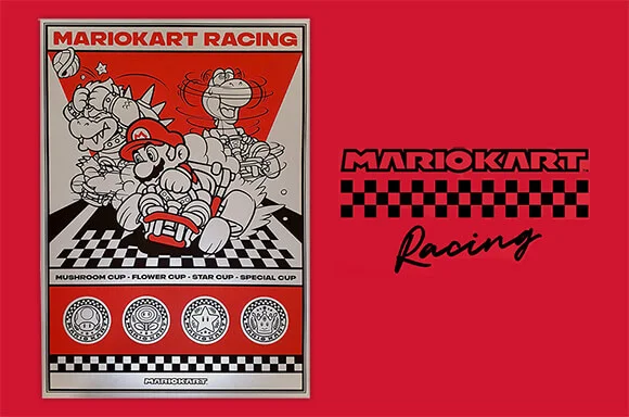 MARIO KART EXCLUSIVE SCREENPRINT