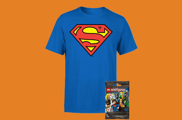 DC T-shirt & Lego Figure only $9.99