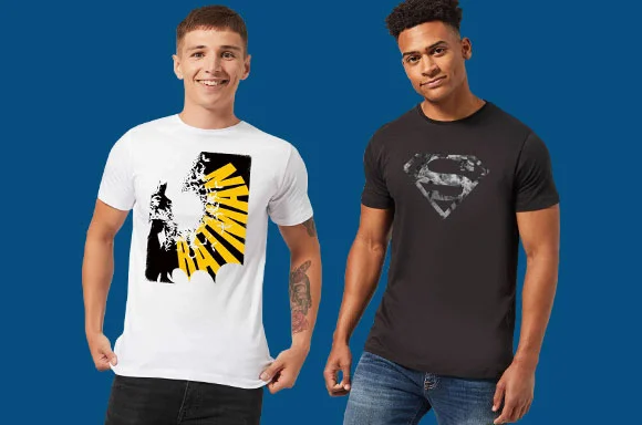 2 FOR $16.99<BR>DC COMICS T-SHIRTS