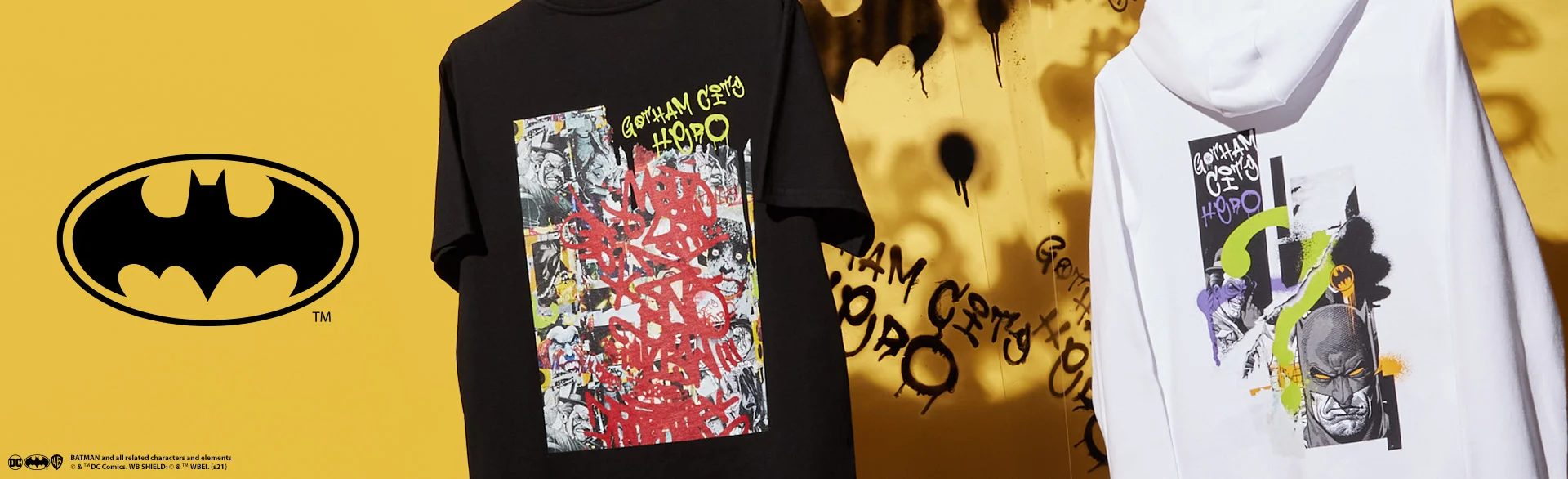 BATMAN MASH UP CLOTHING BANNERS