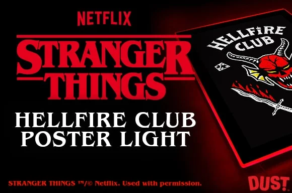 DUST! Stranger Things Backlit Poster