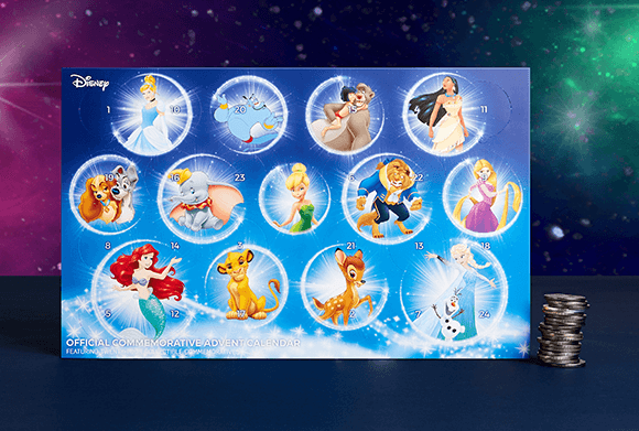 DISNEY COLLECTIBLE COIN ADVENT CALENDAR