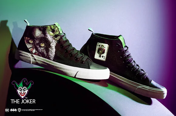 Akedo x DC The Three Jokers Black Adult Signature High Top