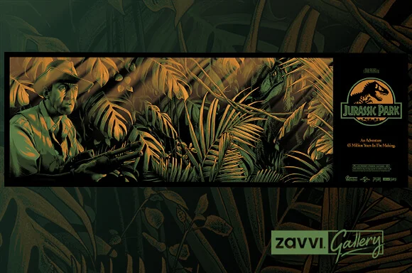 Jurassic Park Clever Girl Screen Print