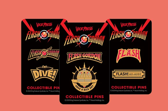 FLASH GORDON PINS LIMITED EDITION!