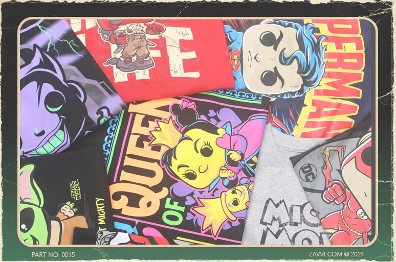 MYSTERY FUNKO TEES - 5 PACK