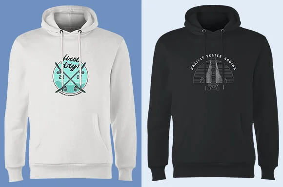 Braille Skateboarding Hoodies