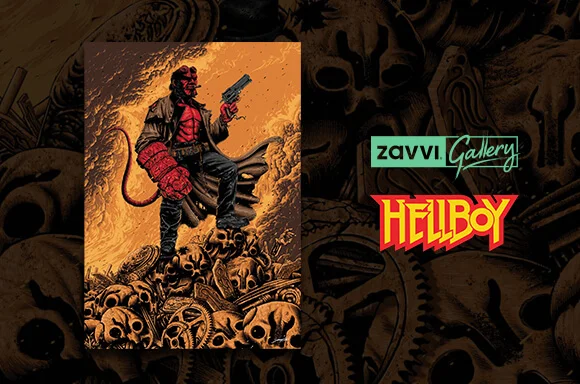 HELLBOY FINE ART PRINT