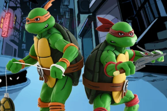 CARTOON TMNT <BR>ACTION FIGURES