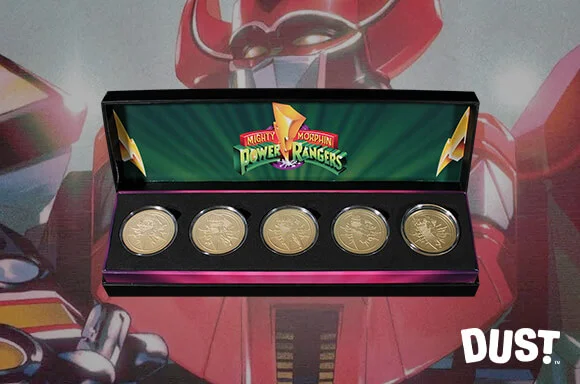 POWER RANGERS <BR>LIMITED EDITION COIN SET