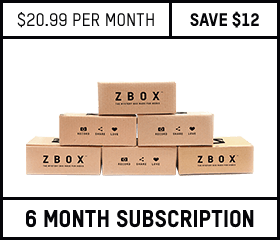 6 months subscription for Zbox. $20.99 per month, save $12